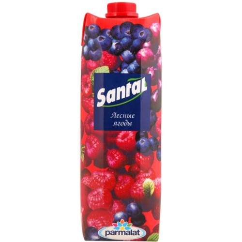 Напиток сокосодержащий Santal лесные ягоды 1 л. т/пак шт.