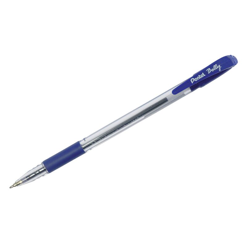 Ручка шарик. Pentel Bolly синяя, 0,5мм, грип