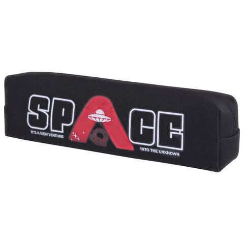 Пенал ЮНЛАНДИЯ ЮНИОР 1 отд полиэстер, "Space", 20х6х4 см, 273809