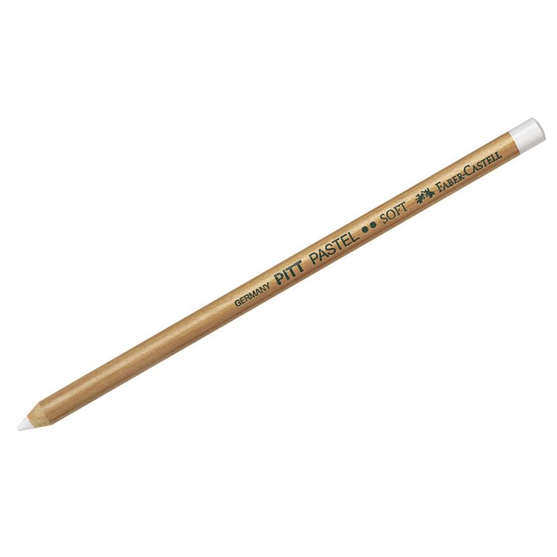 Карандаш пастельный Faber-Castell "Pitt Pastel", цвет 101 белый, мягкий