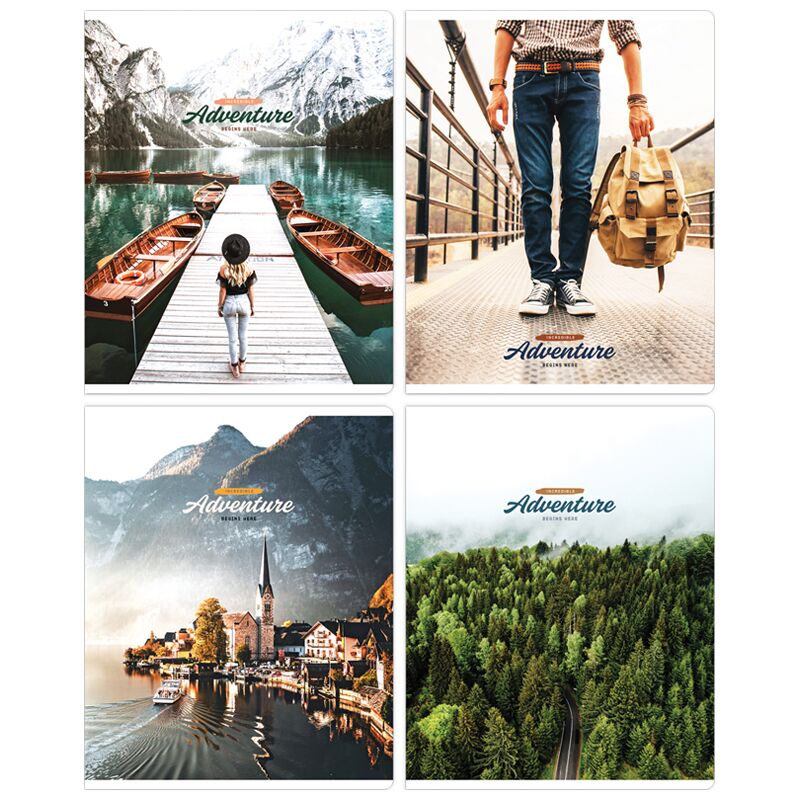 Тетрадь 48л., А5, клетка ArtSpace Путешествия. New adventures