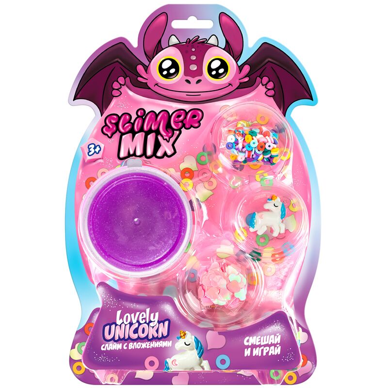 Слайм Slimer Lovely Unicorn, 180г