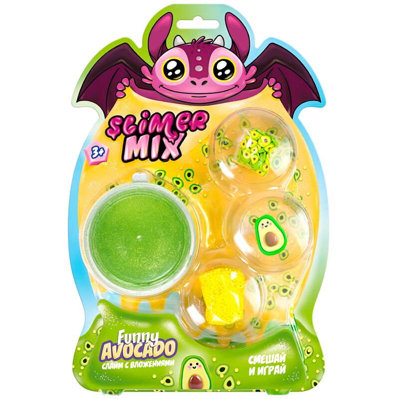 Слайм Slimer Funny Avocado, 180г