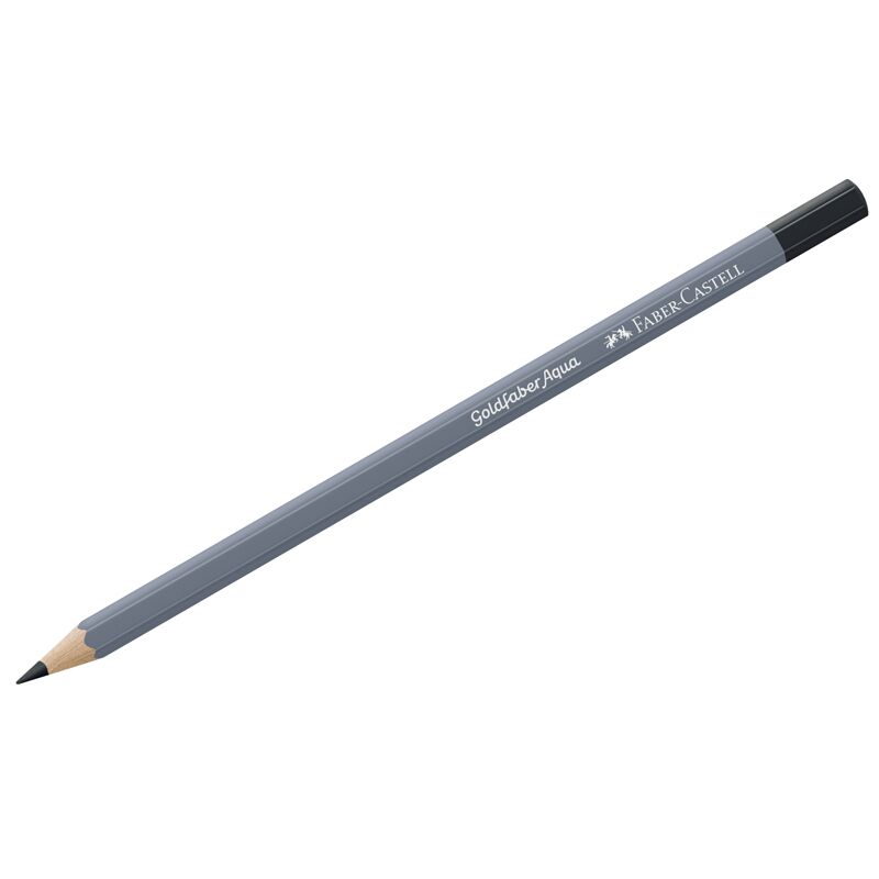 Карандаш худож. аквар. Faber-Castell Goldfaber Aqua цвет 199 черный