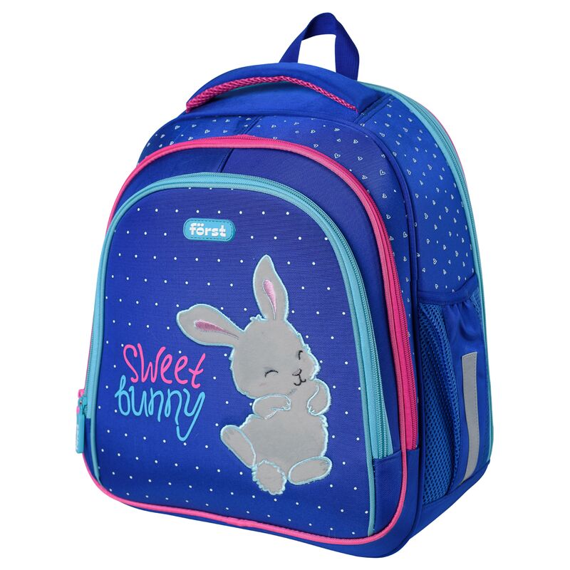 Ранец Forst F-BASE Sweet bunny 36*29*17см, 3 отделения, 2 кармана, анатомическая спинка