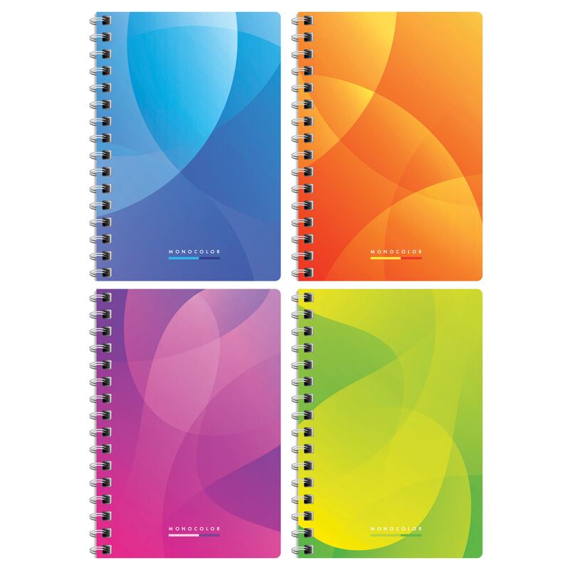 Записная книжка А6 80л на гребне BG Lite monocolor
