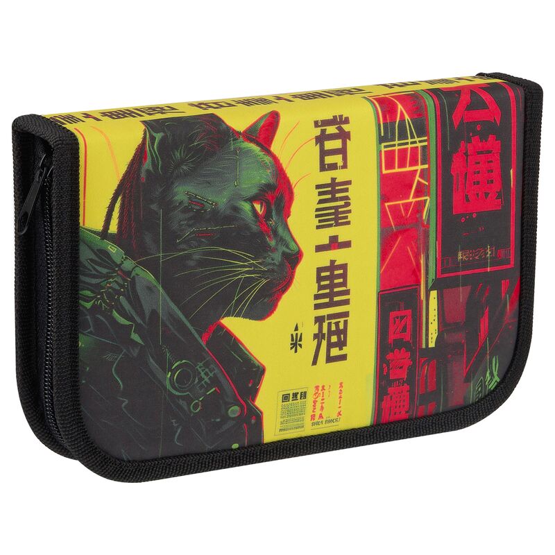 Пенал 1 отд 200*130 ArtSpace "Streets of Tokyo", две откидные секции, ткань