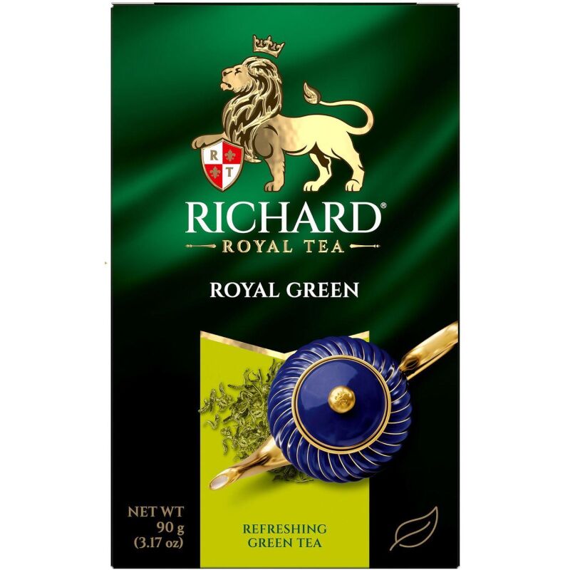 Чай Richard Royal Green зел.лист., 90г 14021