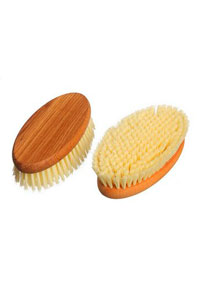 Щетка массажная для тела  ЭКОБРАШ 160х80х16см бук/щетина искусств