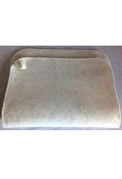 Коврик для бани 33х50см ЖАР-БАНЬКА СТАНДАРТ войлок п/ш светлый