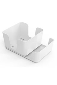 Салфетница пластик СМАРТ с отделением для специй 483х483х238мм Белый