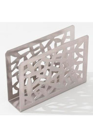 Салфетница металлическая 120*90*35мм ажурная 0312-112