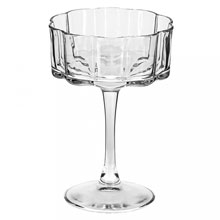 Бокал (креманка) стеклянный "Букет" 350мл, д11,5см, h16,9см, форма "Шале", набор 6шт, в коробке, "Делисога (Delisoga)"