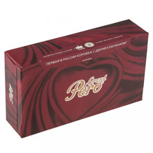 Салфетки бумажные "GrandPero non-stop ", 2-х слойные 20х20см, 100 штук в коробочке, цвета микс: Мрамор (Россия)