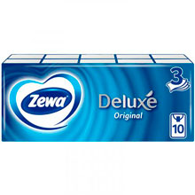 Платочки бумажные Zewa Deluxe Original носовые, 3 слоя, 10 х 10 шт