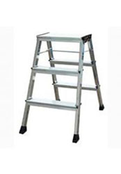Стремянка 3-х ступенчатая двусторонняя алюм.