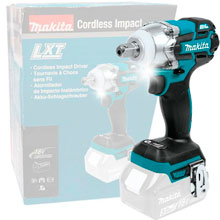 Гайковерт ударный аккумуляторный MAKITA DTW285Z (BL-Motor,18В/LXT,1/2",280Нм,без акк. и з/у)