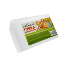 Губка меламиновая Eurohouse 8х6х2,5см, 5шт/уп