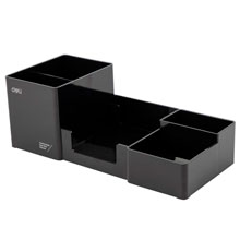 Подставка-органайзер для канцелярских принадлежностей Deli 6 отделений черная 25.4x11.2x9 см (EZ00220) Подставка-органайзер для канцелярских принадлежностей Deli 6 отделений черная 25.4x11.2x9 см (EZ00220)