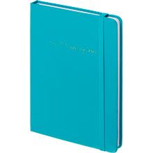 Ежедневник недатированный Attache искусственная кожа А5 136 листов синий