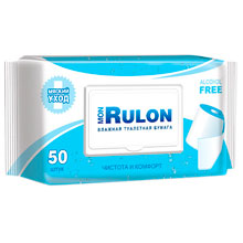 Бумага туалетная влажная Mon Rulon, 50 шт.
