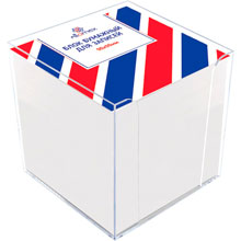 Куб бумажный для записей "Attomex" 90x90x90 мм белый, непроклеенный, плотность 70 г/м2, белизна 65%