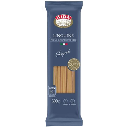 Макаронные изделия AIDA цельнозерновые Linguine(Лингуине)/Лапша 500г