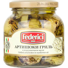 Артишоки гриль Federici в подсолнечном масле, 280 г
