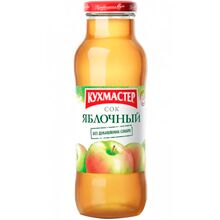 Сок Кухмастер яблочный осветленный, 0.68 л
