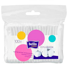 Палочки ватные Bella Cotton в п/э пакете, 100 шт.