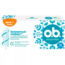Тампоны O.B. ProComfort Super, 16 шт.