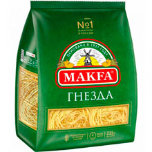Макаронные изделия Makfa Гнезда капеллини, 225 г