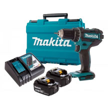 Аккумуляторная дрель-шуруповерт MAKITA DDF482RME (18B,13мм,2*4.0Ач/LXT,62/36Нм,кейс)