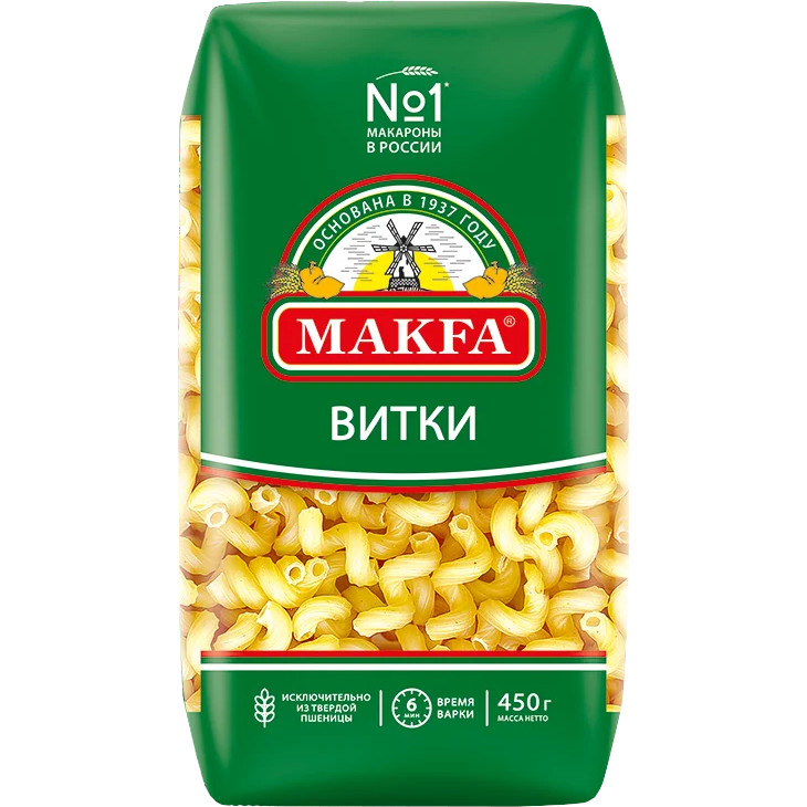 Макаронные изделия Makfa витки, 450 г