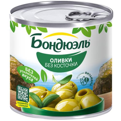 Оливки Бондюэль без косточки, 212 мл