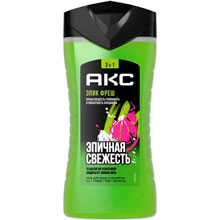 Гель для душа и шампунь Акс Эпик Фреш 3 в 1, 250 мл