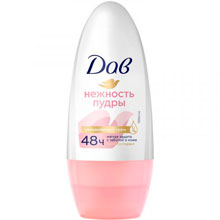 Антиперспирант-дезодорант Dove Нежность пудры, роликовый, 50 мл