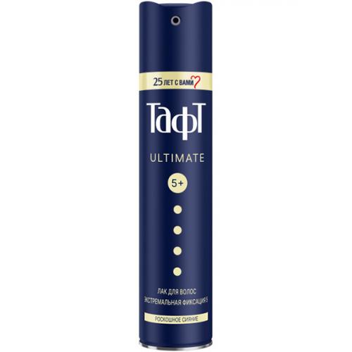 Лак для волос Тафт Ultimate, экстремальная фиксация, 225 мл