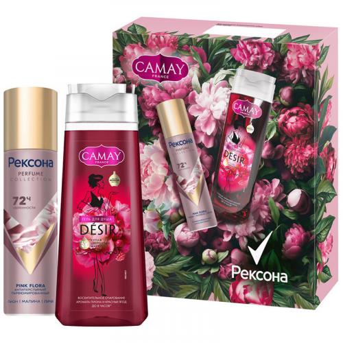 Набор подарочный Рексона + Camay, 250 мл + 150 мл