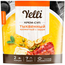 Крем-суп Yelli тыквенный ароматный с карри, 70 г