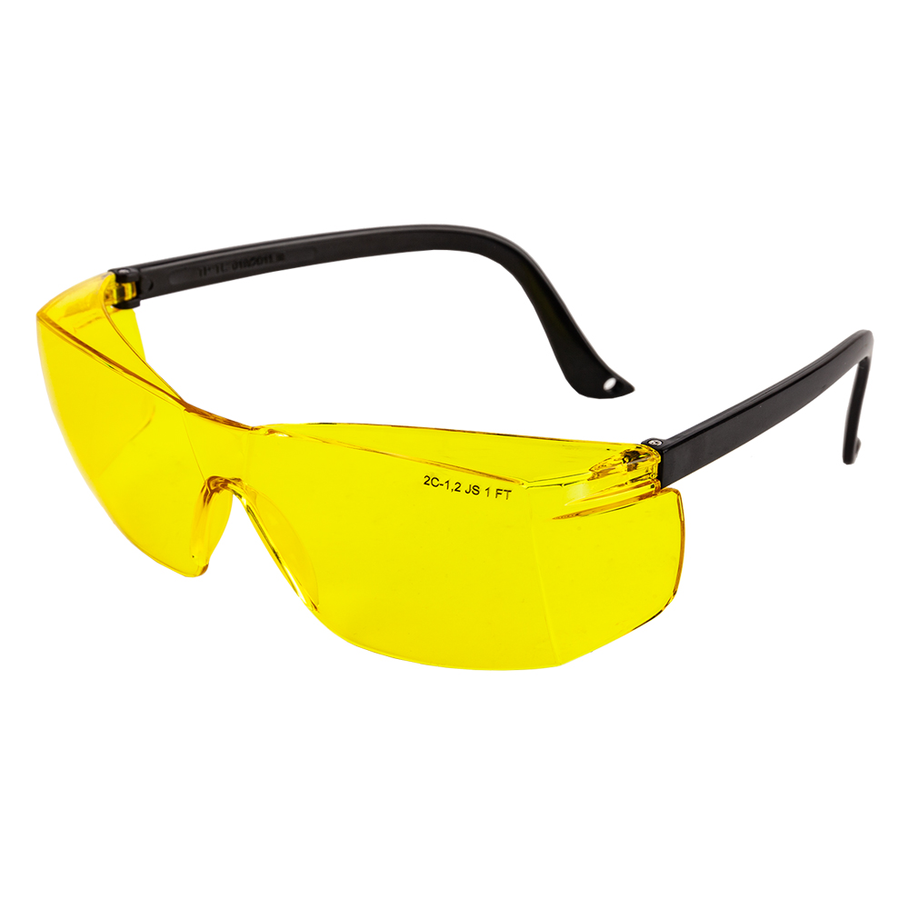 Очки защитные ЯНТАРНЫЕ из ударопрочного поликарбоната JETA SAFETY JSG811-Y Clear Vision