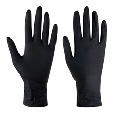 Перчатки нитриловые ACTIVE, р.XL 50пар/уп, черные