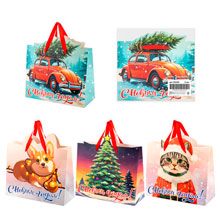 Пакет подарочный (1 шт.) новогодний, 26х13х32 см Пакет подарочный (1 шт.) новогодний, 26х13х32 см