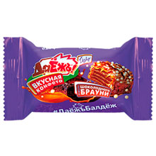 Конфеты шоколадные ESSEN "ДаЁжъ!" Light со вкусом шоколадного брауни, 500 г, пакет