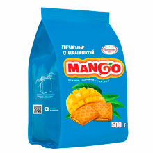 Печенье сдобное БРЯНКОНФИ с начинкой манго, 500 г, УТ-00028798