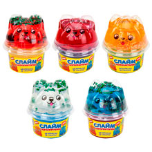 Слайм (лизун) с наполнителем, 200 г, ассорти 5 видов, JOLLY JOT (ДЖОЛЛИ ДЖОТ)
