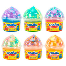 Слайм (лизун) + шариковый пластилин, 115 г, ассорти 6 видов, JOLLY JOT (ДЖОЛЛИ ДЖОТ)