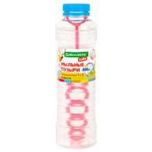 Мыльные пузыри, КОНЦЕНТРАТ, 500 мл, индивидуальная упаковка, BRAUBERG KIDS