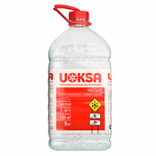 Реагент противогололёдный 5 кг, UOKSA "Актив", до -30 °C, хлорид кальция + минеральная соль, ПЭТ