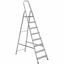 Стремянка 8-ми ступенчатая (алюм.)